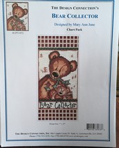 Counted Cross Stitch Pattern Bear Collector by Mary Ann June CP7-973 - $12.00