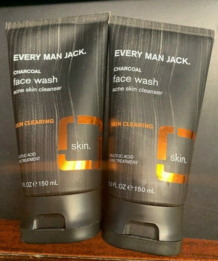 Primary image for 2x Every Man Jack Face Wash Acne Skin Cleanser Treatment SalicylicAcid 5oz 1/22+