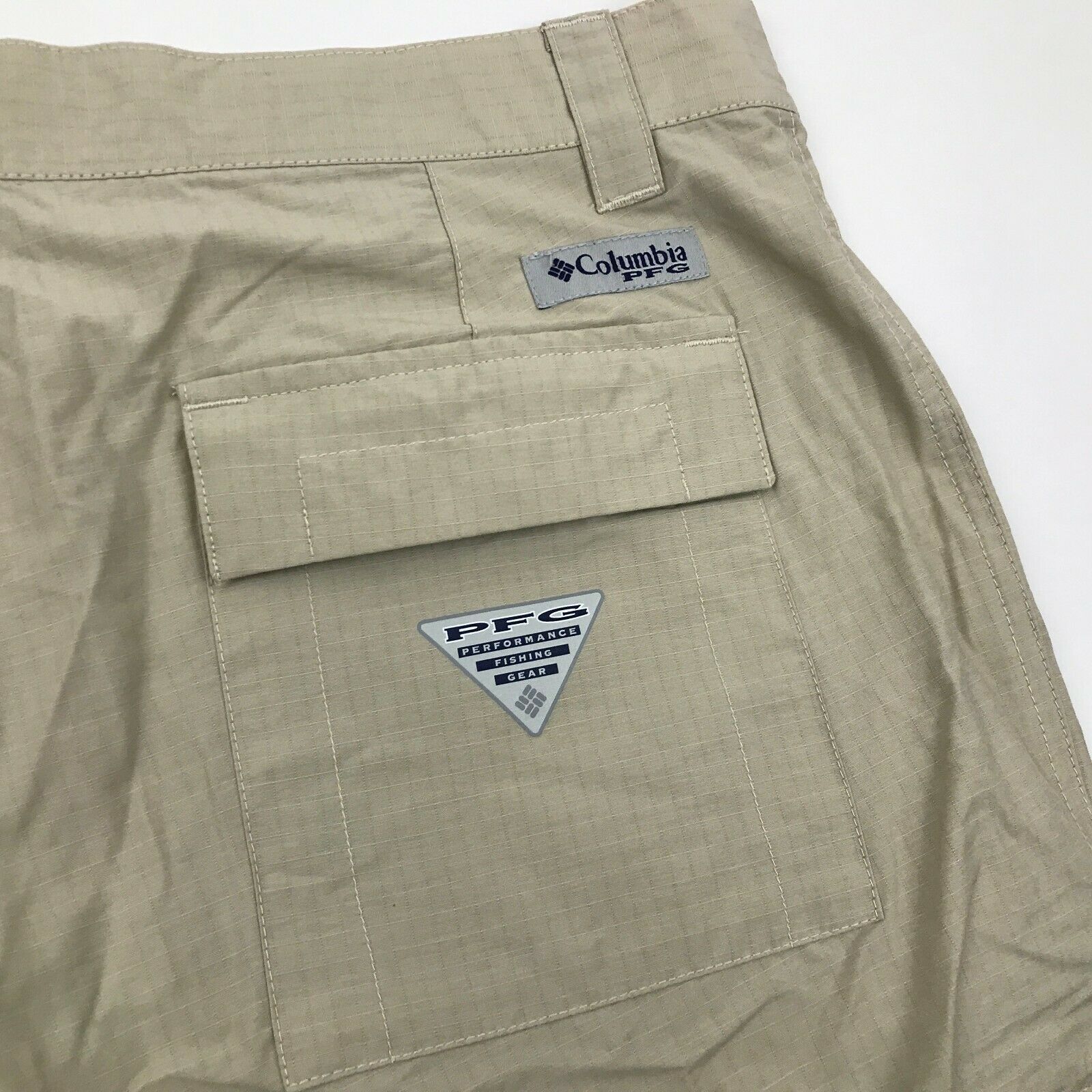 NEW Columbia PFG Shorts Men's Size 36 Waist Utility Pocket UPF 15 UV ...