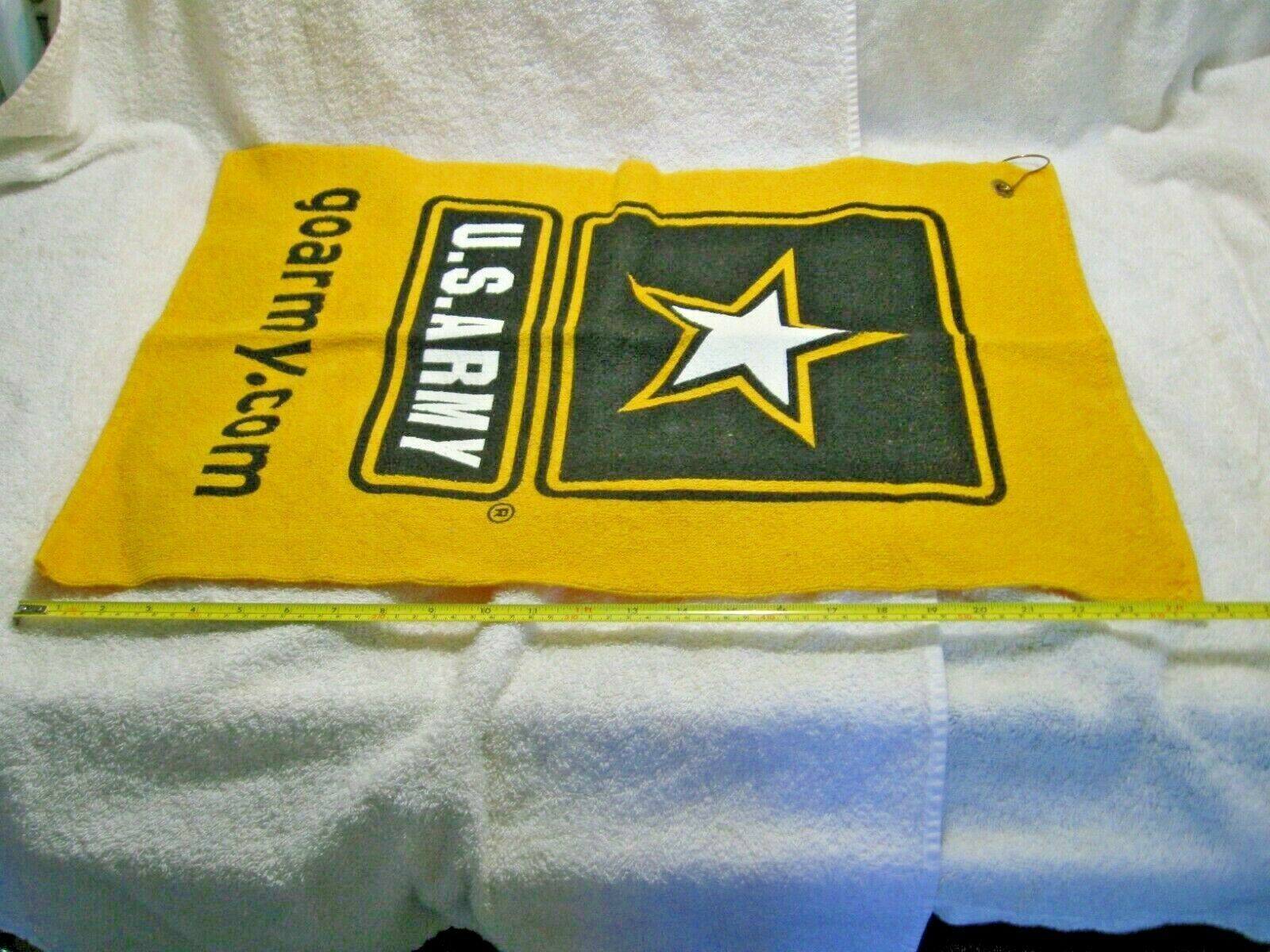 US ARMY Golf Towel 16" x 25" With Strong