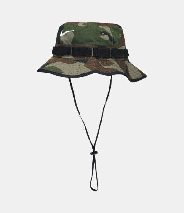 Nike 22SS Boonie Bucket Hat Unisex Outdoor Cap Camo Fishing NWT DM3331-222 - Men's Accessories