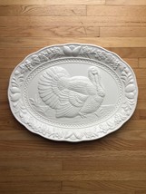 Vintage White Himark/Chesapeake Oval Turkey Serving Platter