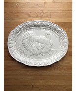 Vintage White Himark/Chesapeake Oval Turkey Serving Platter - $50.00