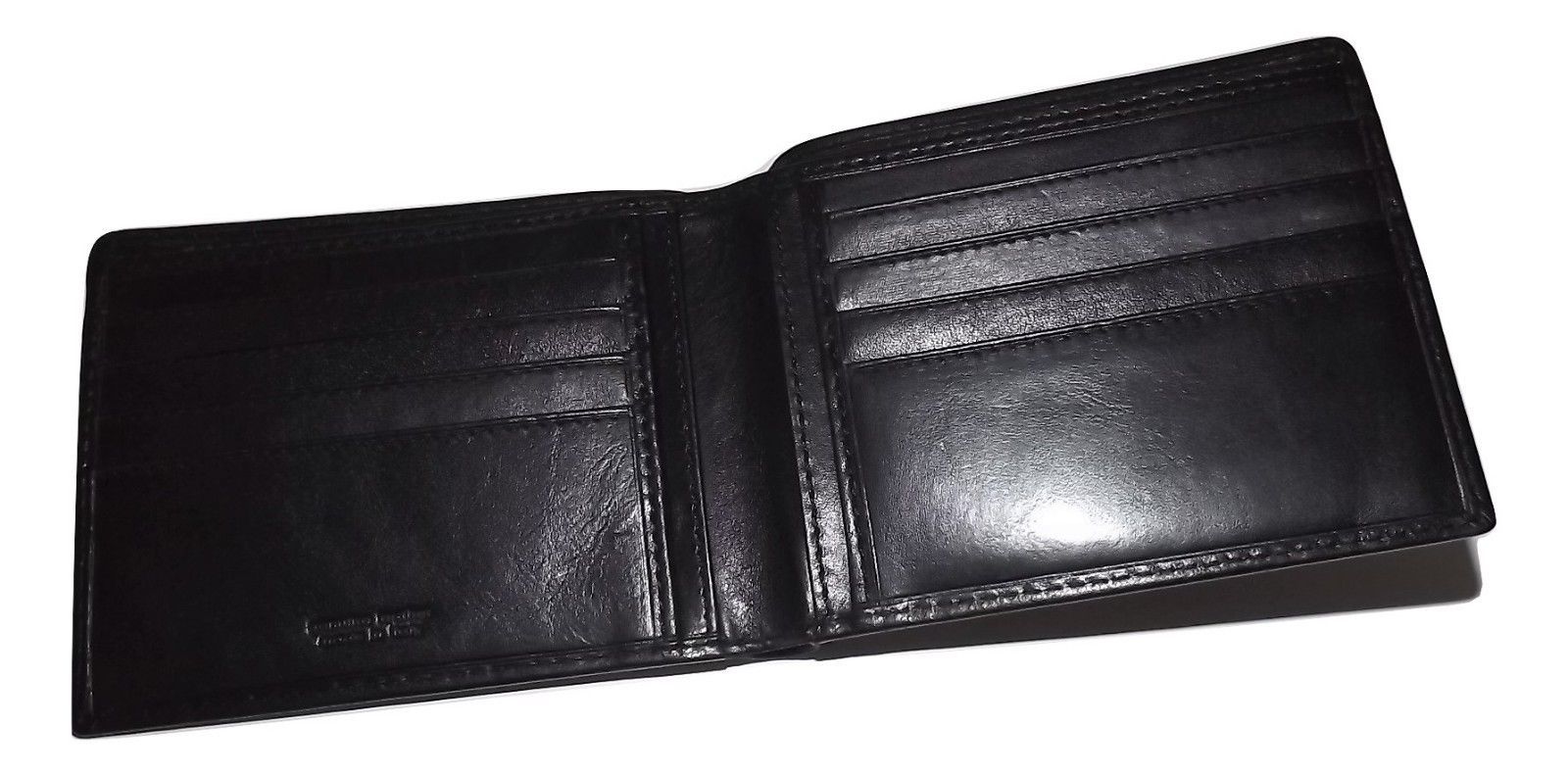 NEW GIANNI CONTI MEN'S ITALIAN LEATHER BIFOLD 8 POCKET CREDIT CARD ...