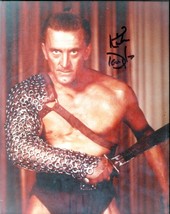 Kirk Douglas signed color photo. Spartacus.Nice !!  - $33.95
