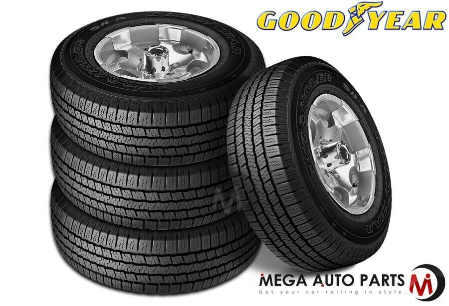 4 New Goodyear Wrangler SR-A P265/65R17 110S Quiet All Season Tires - Tires