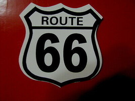4 pieces Wild stickers Route RT 66 Highway Classic car racing ATV - $13.81