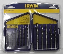 Irwin 1529 13pc Drill Bit Set HSS Twist Drill Bits 1/16" to 1/4" - $7.92