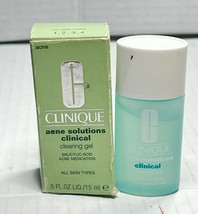 Clinique Acne Solutions Clinical Clearing Gel 1 % salicylic acid .5 Oz 1... - $18.99
