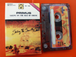 Primus Sailing The Seas Of Cheese 1991 rare cassette tape Europe release  - $11.90