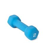 CAP Barbell Neoprene Coated Dumbbell Weights, 2 Pound, Single, Blue - $11.88