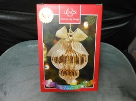 Lenox "Mercury Lit Golden, Color Changing, Ribbed Spire" NEW Ornament - $24.70
