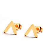 Multiple Golden Stainless Steel Cute Stud Earrings for Women Girls 2021 ... - $16.09