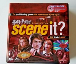 Harry Potter Scene It Interactive DVD Game Deluxe Edition 2005 Collector 3D Tin  - $17.09