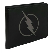 Flash Zoom Symbol Men's Black Bi-Fold Wallet Black - $25.98