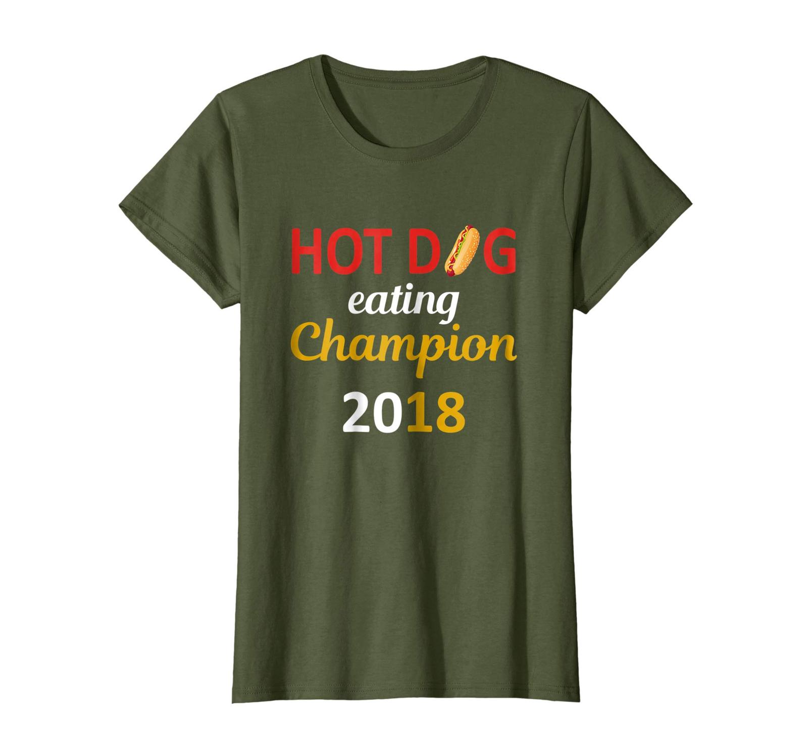 Dog Fashion - Hot Dog Eating Contest Champion 2018 T Shirt men women kid Wowen