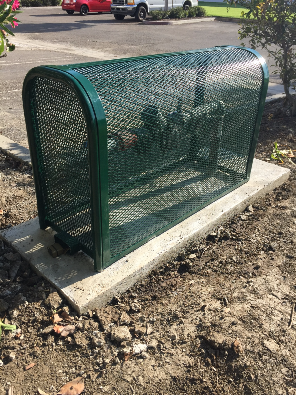 Backflow Cage and Enclosure 15 1/4"w x 30"h x 46 1/2" l I/D (Green