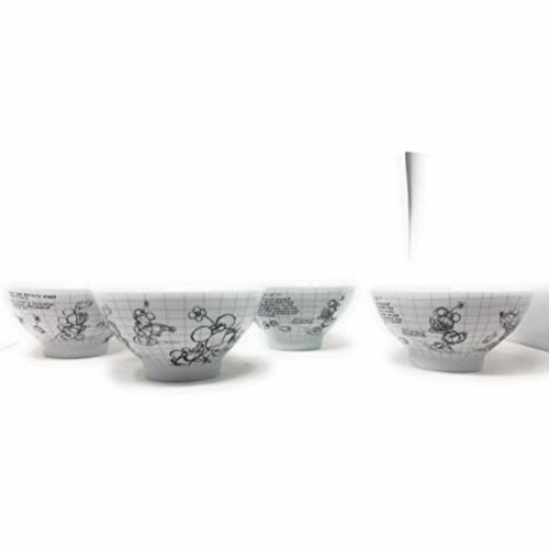 Zrike 4624031 Disney Sketchbook Dinnerware Minnie Mouse Soup And Cereal