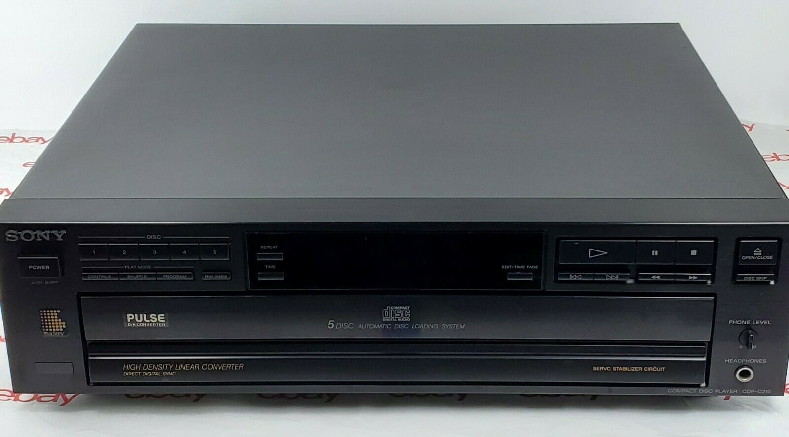 SONY 5-Disc CD Player Changer Carousel CDP-C215 - Home Audio