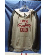 Women NWT District Gray Long Sleeve Hooded Sweatshirt Size 3XL - $32.95