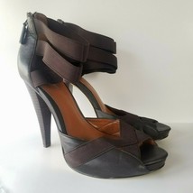 Calvin Klein Arianna Platform Sandals Womens Heels Size 7 M Elastic Ankl... - $14.50