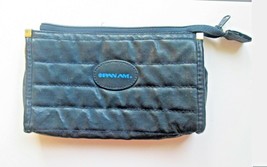 Vintage Pan Am Airlines First Class Amenity Toiletry Travel Kit Blue Bag... - $9.89