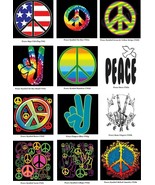 Peace Sign T Shirt TRANSFER for HEAT PRESS For Shirt Sweatshirt Tote Fab... - $4.00