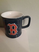 Boston Red Sox Mug Coffee Tea 3D Logo Baseball MLB Collectible Blue and Red - $19.75