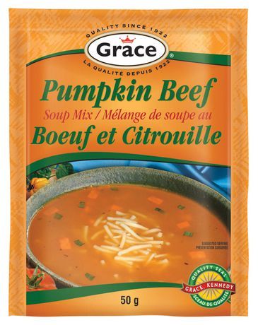 Primary image for Grace Pumpkin Beef Soup Mix 12 x 50g pouches 