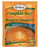 Grace Pumpkin Beef Soup Mix 12 x 50g pouches  - $59.99