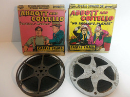 Vintage Castle Films Abbott and Costello 8mm Film Reels Oysters &amp; Muscle... - £22.14 GBP