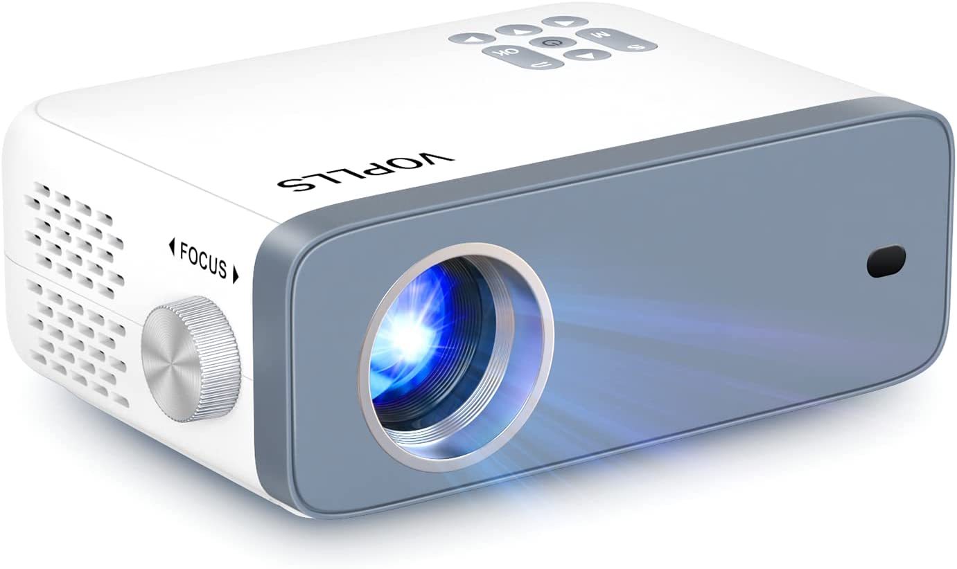 Mini Projector, Supported By Voplls In 1080P Full Hd, 50 Percent, And