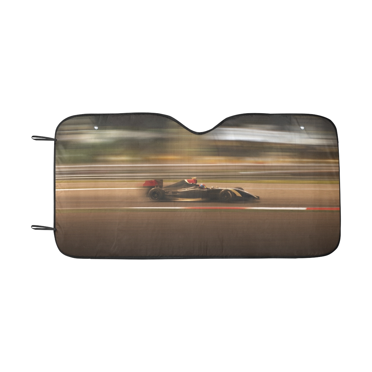 Windshield Cover Car Race Car In Racing Car Track Pattern Windshield