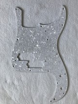Fits  Fender '62 Precision P Bass Guitar Pickguard Scratch Plate,White Pearl  - $21.50