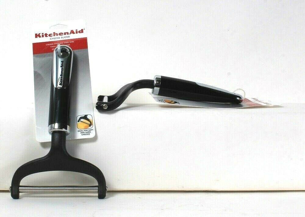 2 Count KitchenAid Strong Stainless Steel Wire Cheese Slicer Dishwasher Safe Peelers & Slicers