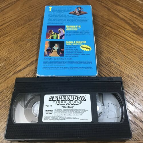 VHS Superbook Video Bible Abraham and Lot - VHS Tapes