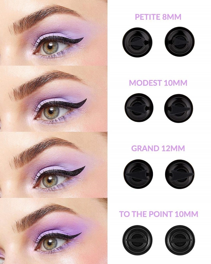 The Quick Flick Black Eyeliner Stamp Waterproof Eyeliner, Intense