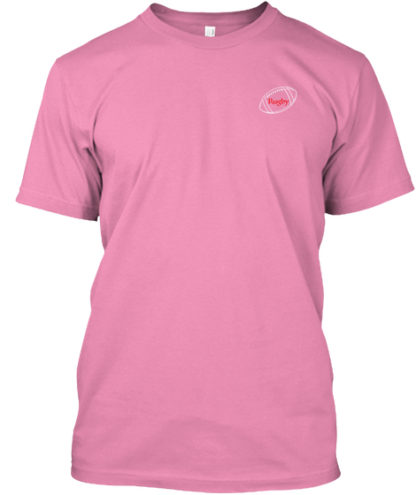 Men's T Shirt Rugby Dark Pink - T-Shirts, Tank Tops