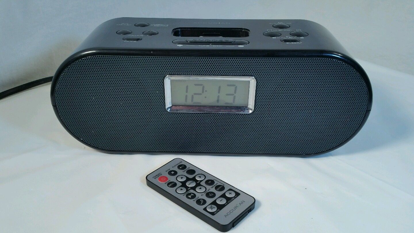 Accurian 40141 iPod Docking Alarm Clock With Radio VGUC (BP) Audio