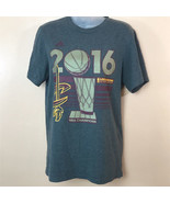 Adidas Cavs 2016 NBA Champions Gray Babydoll T-Shirt Women S Cleveland - $9.89