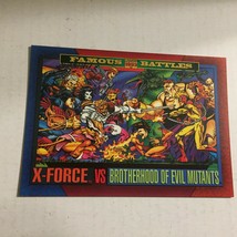1993 Marvel X-Force vs Brotherhood of Evil Mutants Famous Battles Card - $2.99
