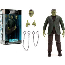 DDS-13435 Frankenstein 7 Moveable Figurine with Chains and Alternate Head and... - $55.87
