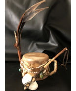 Native American Handmade Birch Drum &amp; Mallet - $75.00