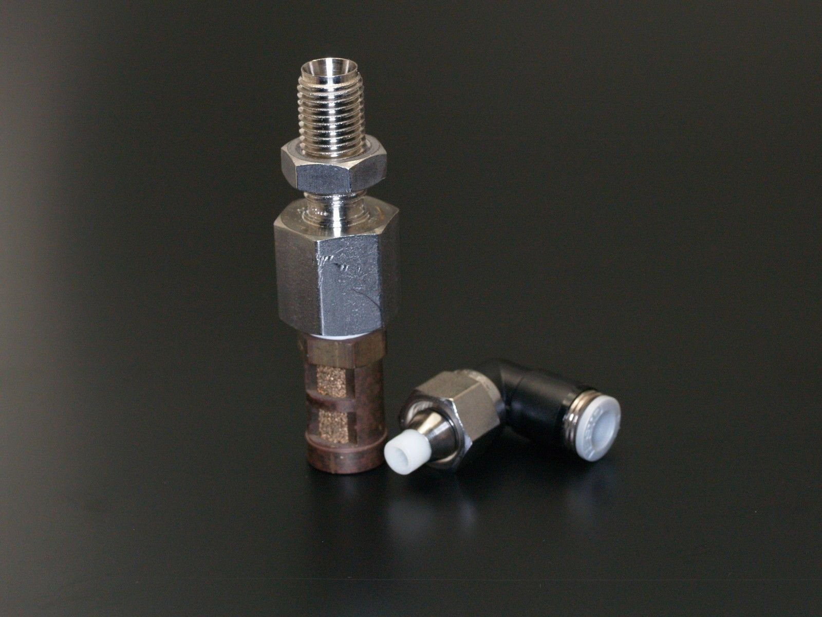 Festo 1/4" pushin air fitting, bulkheads, silencer PushtoConnect