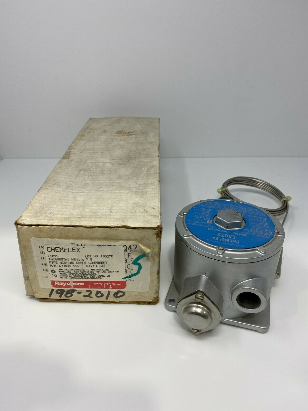 Chemelex Raychem E507S Thermostat for Hazardous Areas Explosion Proof ...