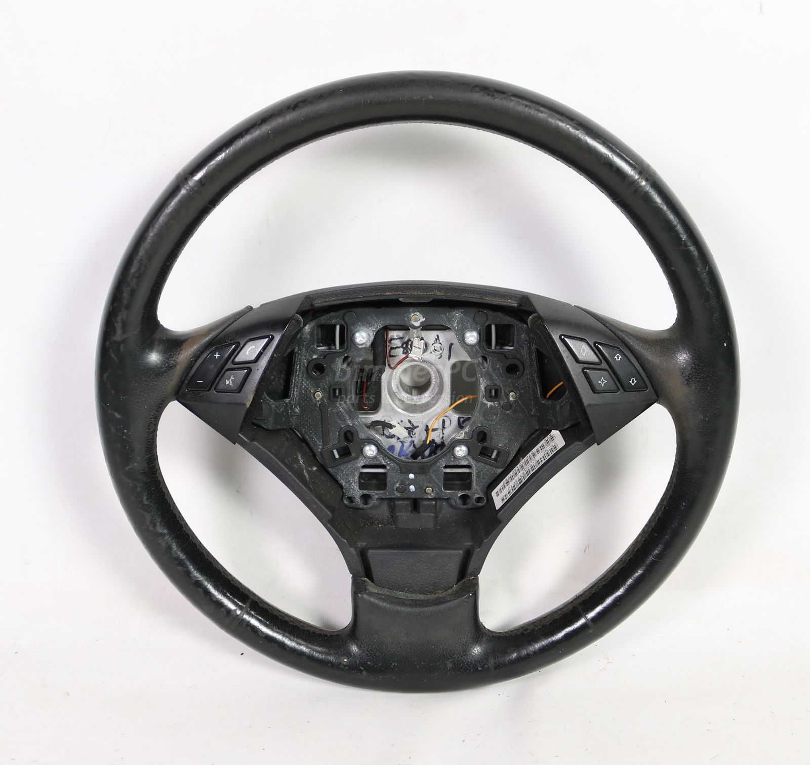 BMW E60 5-Series Factory Heated Leather Steering Wheel w Controls 2008-2010 OEM - $69.29
