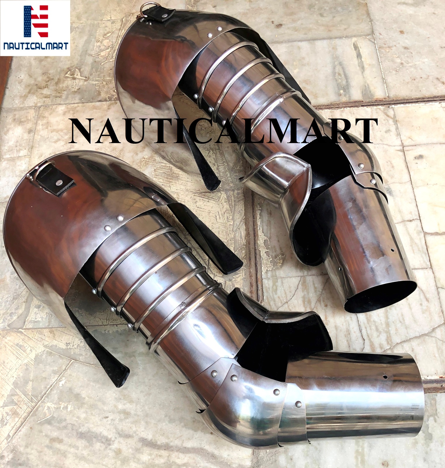 Medieval Larp Full Arm Guard Armor reenactment Sca Armour Arm Guard