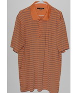 2 Men&#39;s Greg Norman XXL Play Dry Golf Polo Shirt 1 Orange 1 Red collared... - $24.74
