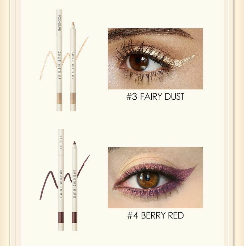 Focallure Longlasting Eyeliner Gel Pencil Waterproof Easy To Wear