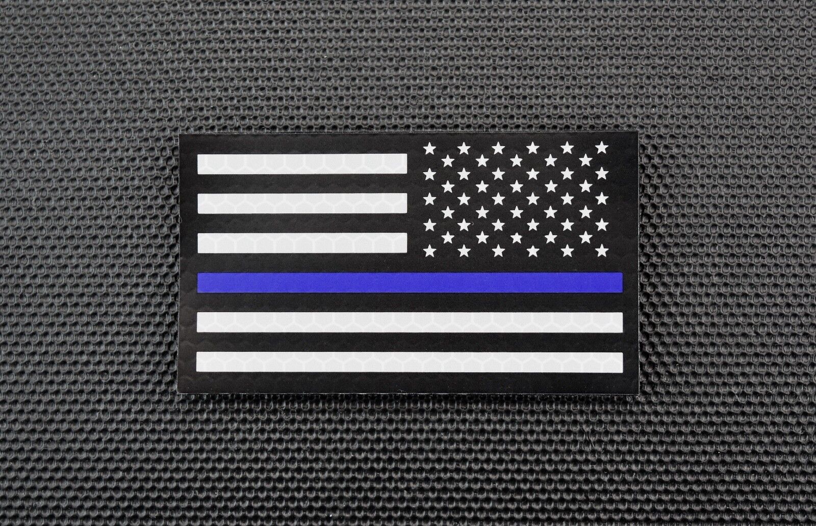 Solas Thin Blue Line Reverse Us Flag Patch Black And White Police Swat Ir Tbl Original Items 6710